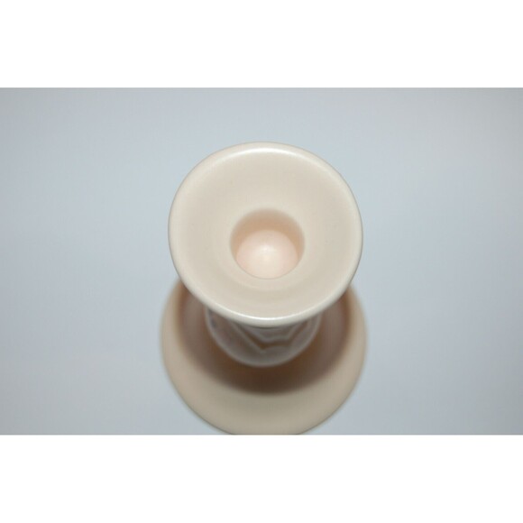 PFALTZGRAFF HEIRLOOM STONEWARE TAPER CANDLESTICK HOLDER PINK FLOWERS 5" TALL - Picture 5 of 6